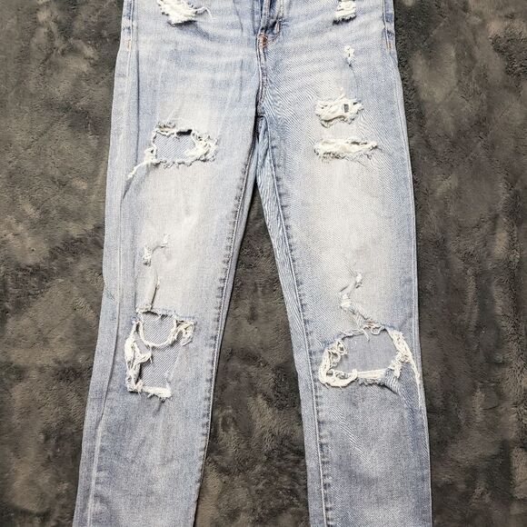 Buckle Black high rise ankle distressed destroyed jeans fit 53 button fly - Picture 4 of 14